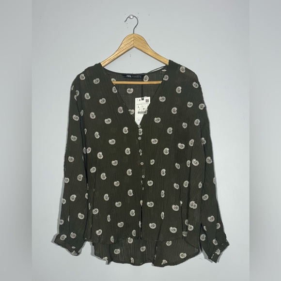 Zara Embroidered Rustic Blouse - Picture 6 of 9